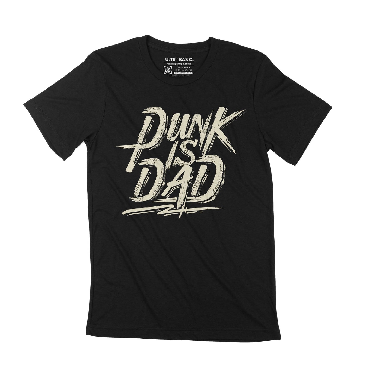 ULTRABASIC Men's T-Shirt Punk Is Dad Father's Day Music Rock Vintage Casual Gift