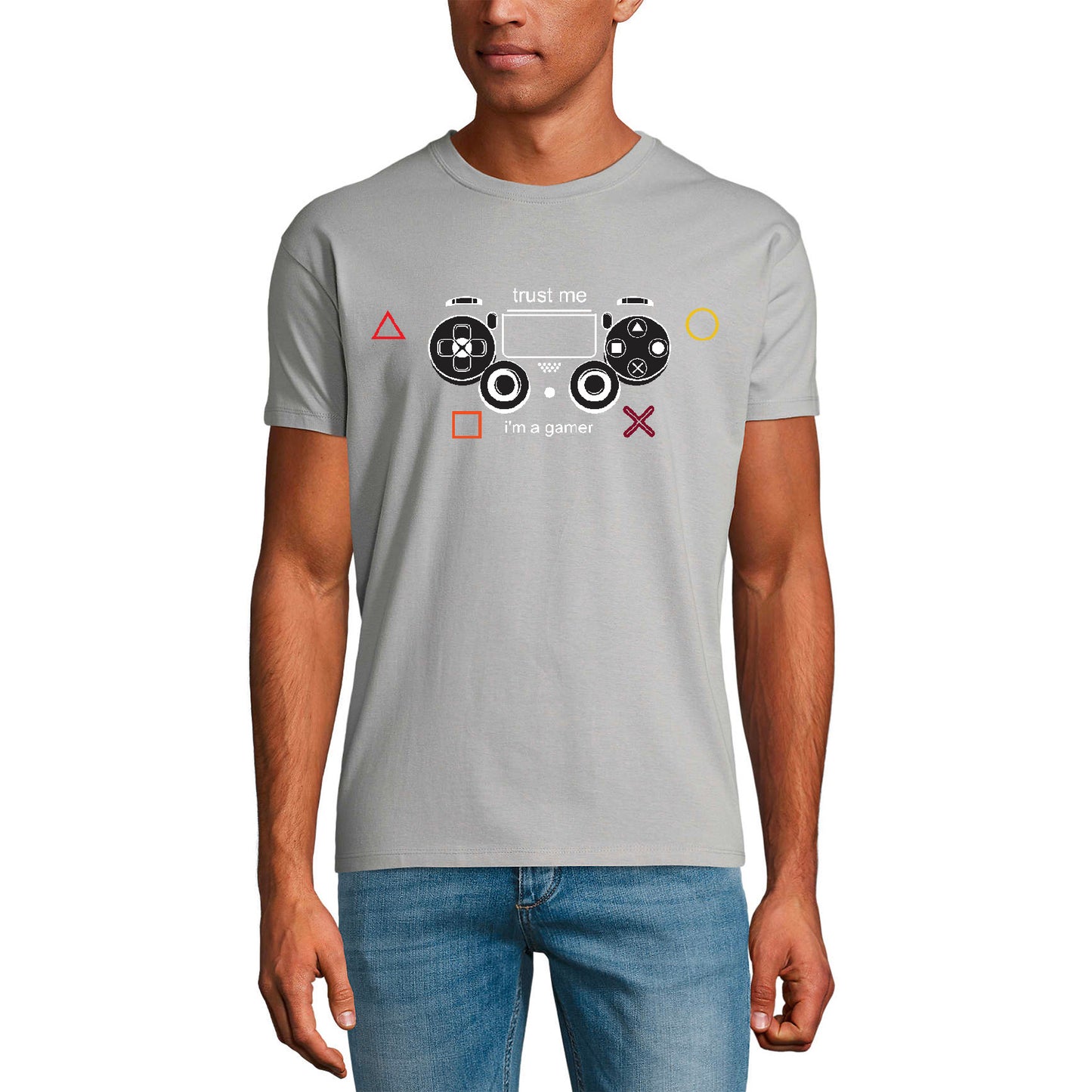 ULTRABASIC Men's Gaming T-Shirt Trust Me I'm a Gamer - Game Controller Gamepad Tee Shirt