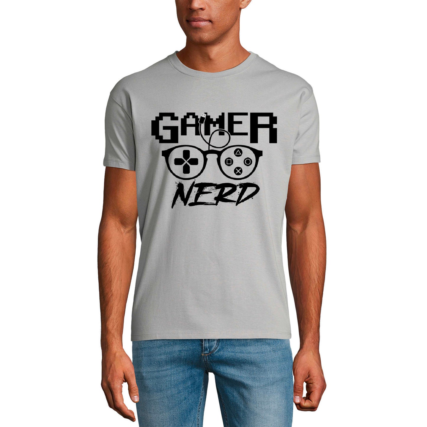 ULTRABASIC Graphic Men's T-Shirt Gamer Nerd - Funny Gaming Apparel - Humor Joke