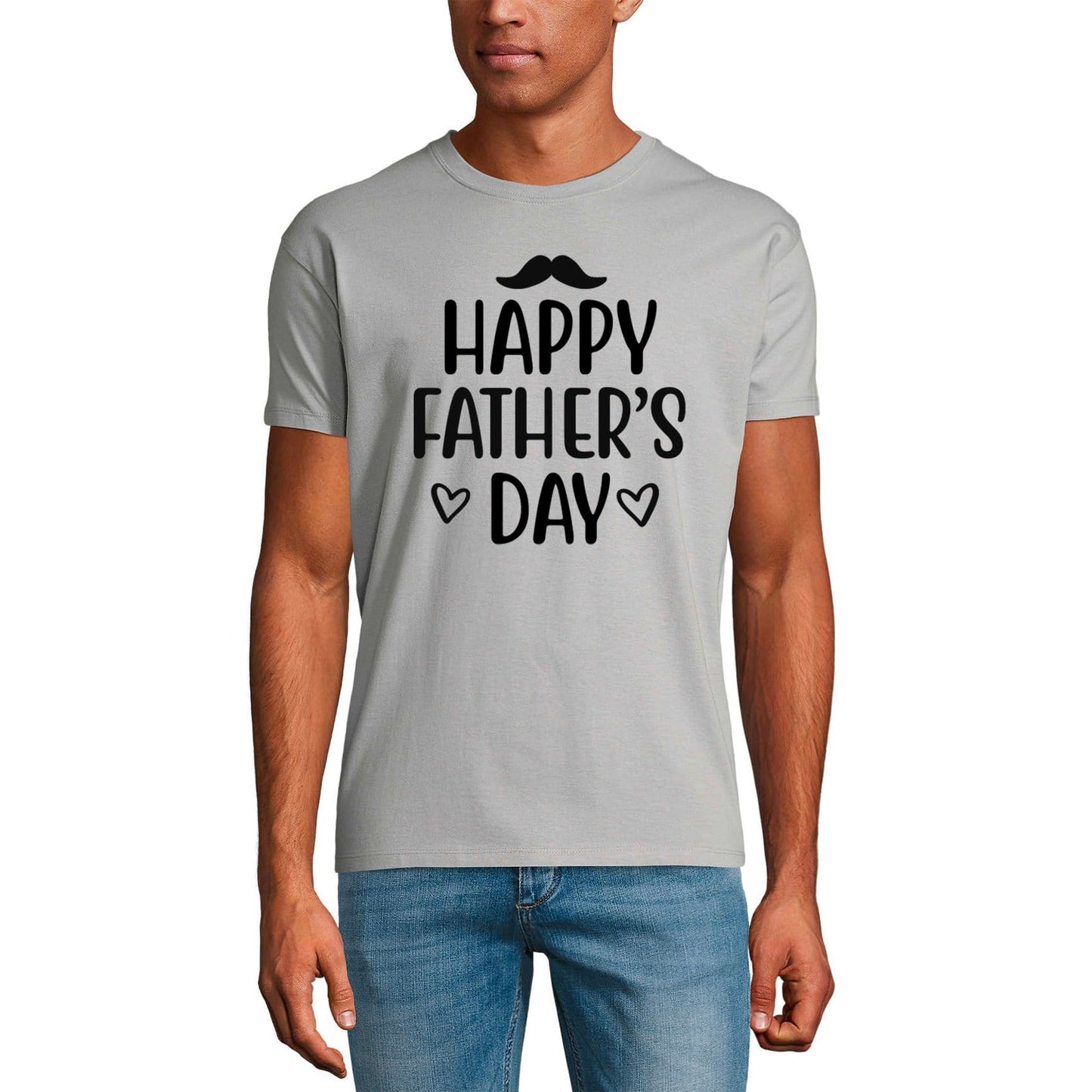 ULTRABASIC Men's Graphic T-Shirt Happy Father's Day - Funny Daddy Shirt
