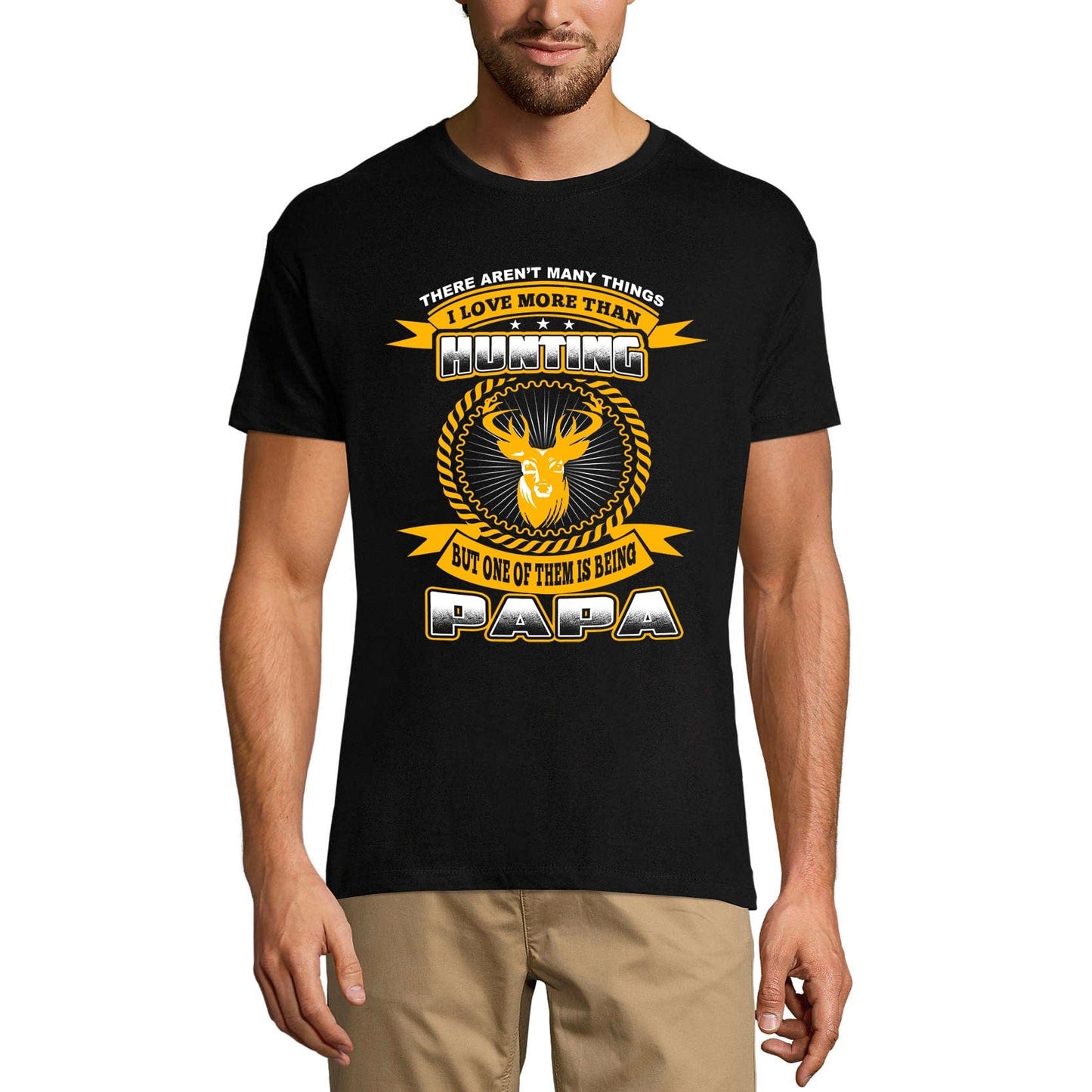 ULTRABASIC Men's T-Shirt Hunting Papa - Funny Joke Father Tee Shirt