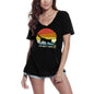 ULTRABASIC Women's T-Shirt I Do What I Want Retro Sunset - Cute Short Sleeve Tee Shirt
