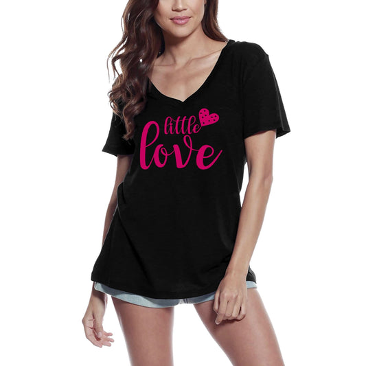 ULTRABASIC Women's T-Shirt Little Love - Heart Short Sleeve Tee Shirt Gift Tops