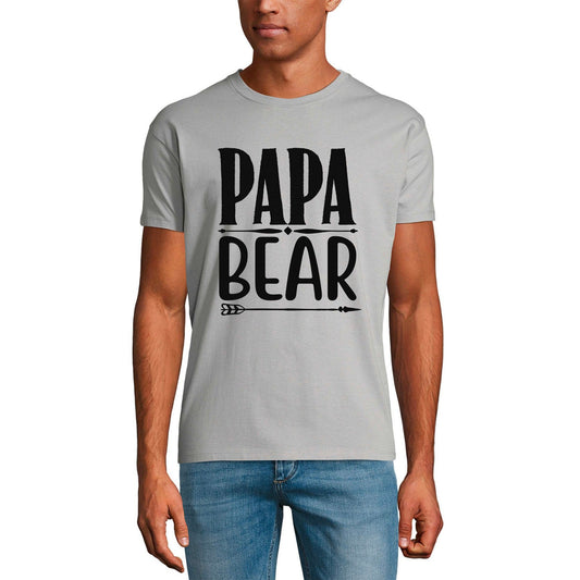 ULTRABASIC Men's Graphic T-Shirt Papa Bear - Funny Father's Shirt