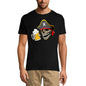 ULTRABASIC Men's Novelty T-Shirt Pirate Skull Beer - Funny Beer Lover Tee Shirt