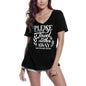 ULTRABASIC Women's T-Shirt Please Put Your Towel And Clothes Away - Short Sleeve Tee Shirt Tops
