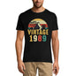 ULTRABASIC Men's T-Shirt Vintage 1989 - Retro 32nd Birthday Gift Tee Shirt