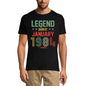 ULTRABASIC Men's T-Shirt Legend since January 1984 - Vintage 37th Birthday Gift Tee Shirt