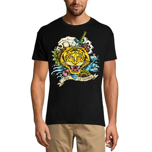ULTRABASIC Graphic Men's T-Shirt King Of Gamblers - Scary Tiger Head