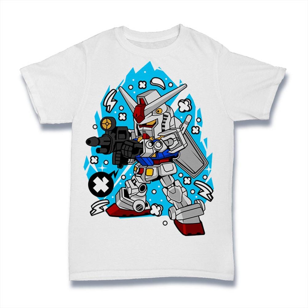 ULTRABASIC Men's T-Shirt Japanese Fictional Character - Gaming Giant Robots    kratos god war film series book role USA greece casual figure men women teenagers mythology vickings outfit cotton short sleeve warrior star youth family children girls boys election personalized humour merchandise legend athletic birthday gift 