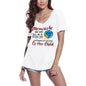 ULTRABASIC Women's V-Neck T-Shirt Momsicle - Funny Volleyball Quote - Love Sports