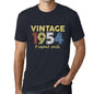 ULTRABASIC - Graphic Printed Men's Vintage 1954 T-Shirt Navy - Ultrabasic