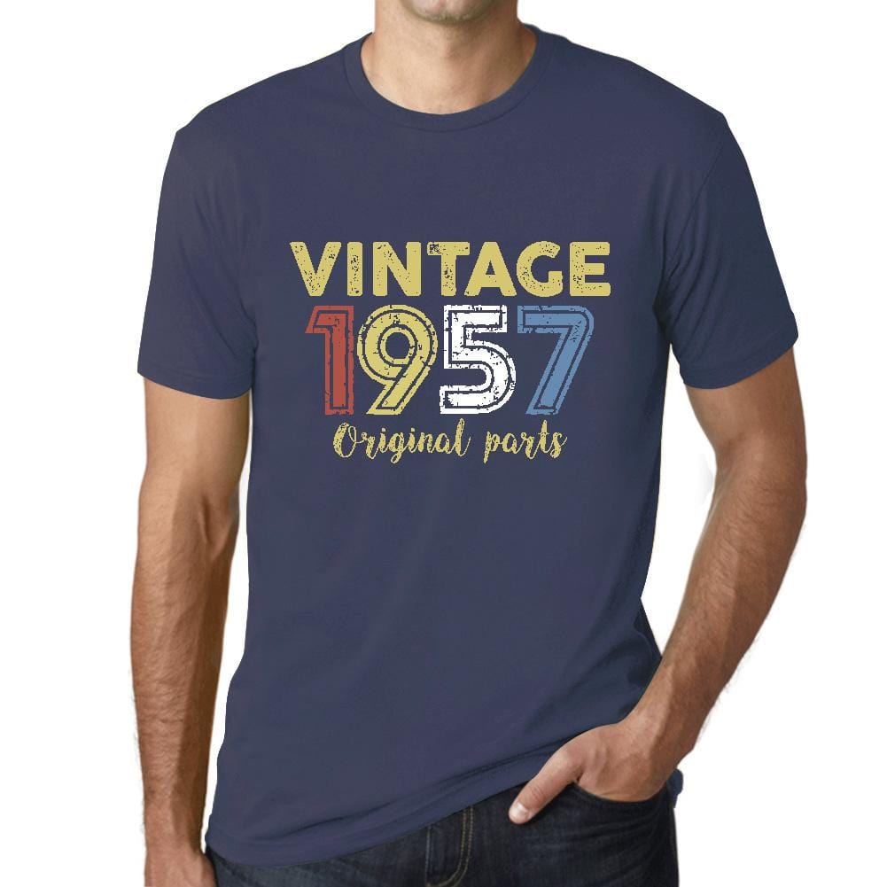 ULTRABASIC - Graphic Printed Men's Vintage 1957 T-Shirt Denim - Ultrabasic