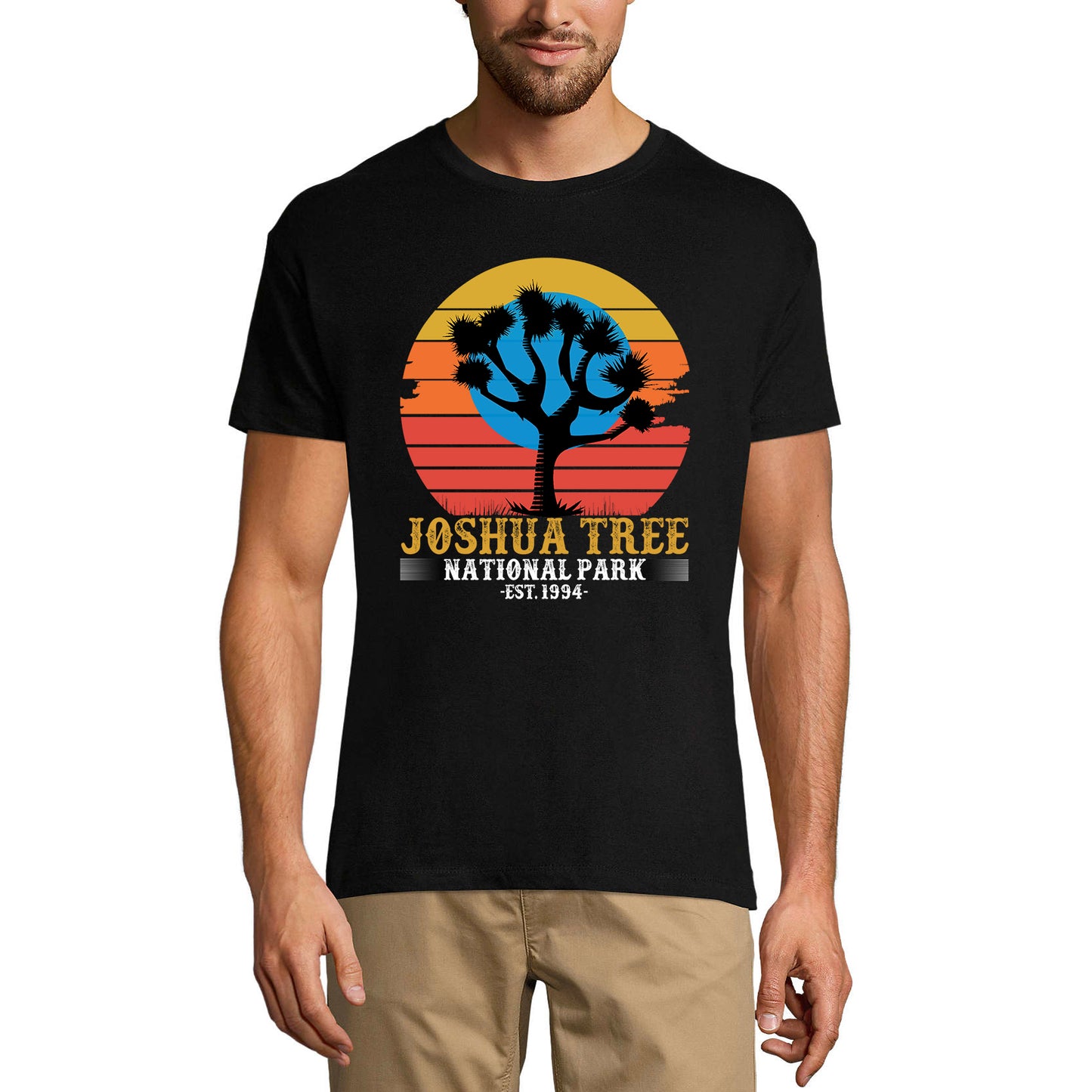 ULTRABASIC Men's T-Shirt Joshua Tree National Park Est. 1994 - Mountain Hiker Tee Shirt