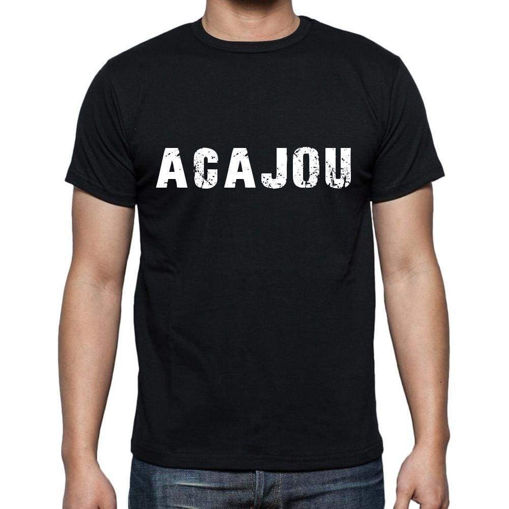 Acajou Mens Short Sleeve Round Neck T-Shirt 00004 - Casual