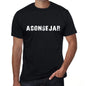 Aconsejar Mens T Shirt Black Birthday Gift 00550 - Black / Xs - Casual