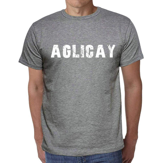 Aglicay Mens Short Sleeve Round Neck T-Shirt 00035 - Casual