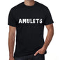 Amulets Mens Vintage T Shirt Black Birthday Gift 00555 - Black / Xs - Casual