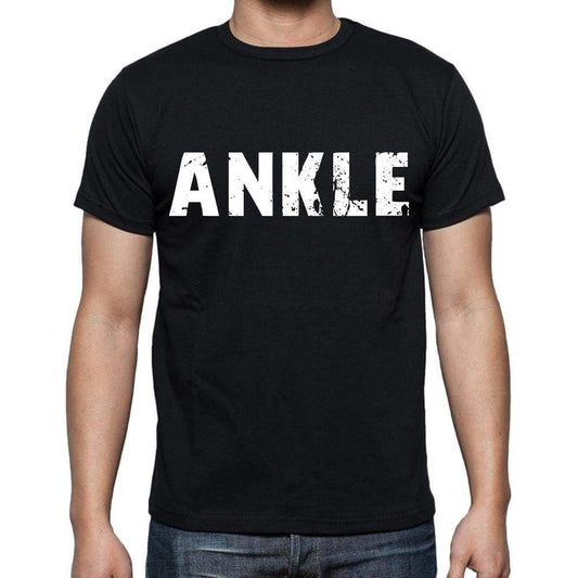 Ankle Mens Short Sleeve Round Neck T-Shirt - Casual