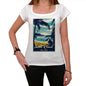 Anne Canal Pura Vida Beach Name White Womens Short Sleeve Round Neck T-Shirt 00297 - White / Xs - Casual