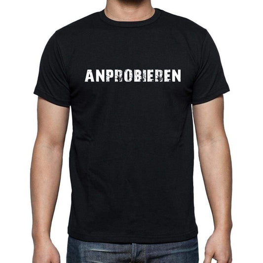 Anprobieren Mens Short Sleeve Round Neck T-Shirt - Casual