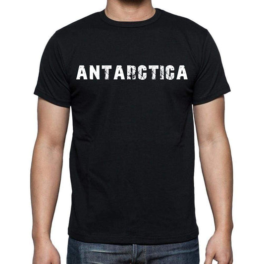 Antarctica T-Shirt For Men Short Sleeve Round Neck Black T Shirt For Men - T-Shirt