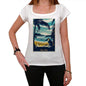 Aranuka Pura Vida Beach Name White Womens Short Sleeve Round Neck T-Shirt 00297 - White / Xs - Casual