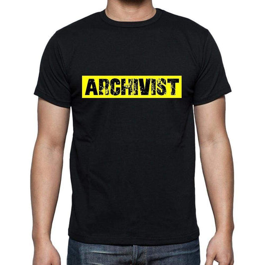 Archivist T Shirt Mens T-Shirt Occupation S Size Black Cotton - T-Shirt