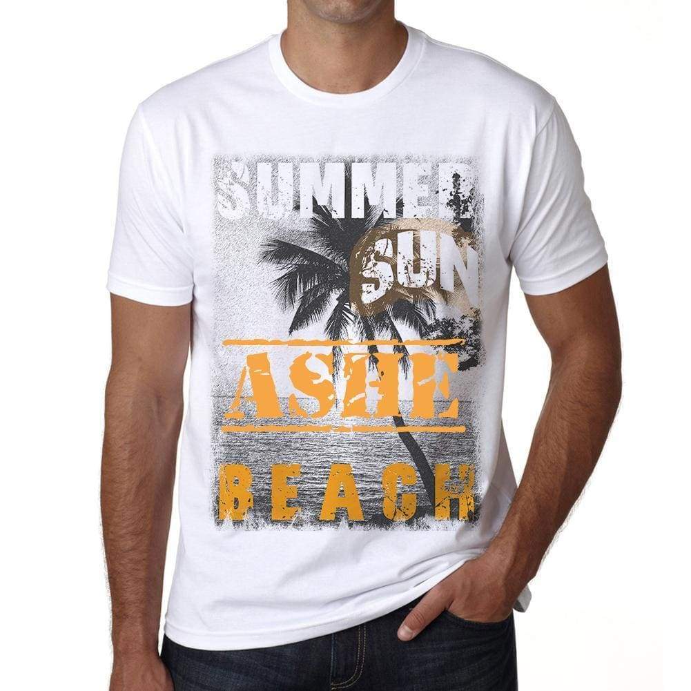 Ashe Mens Short Sleeve Round Neck T-Shirt - Casual