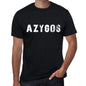Azygos Mens Vintage T Shirt Black Birthday Gift 00554 - Black / Xs - Casual