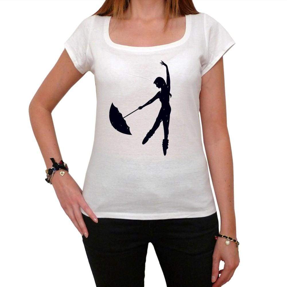 Ballerina 2 Tshirt White Womens T-Shirt 00163