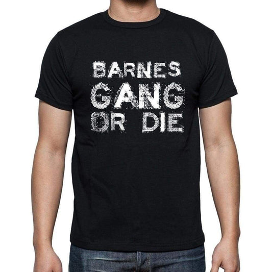 Barnes Family Gang Tshirt Mens Tshirt Black Tshirt Gift T-Shirt 00033 - Black / S - Casual