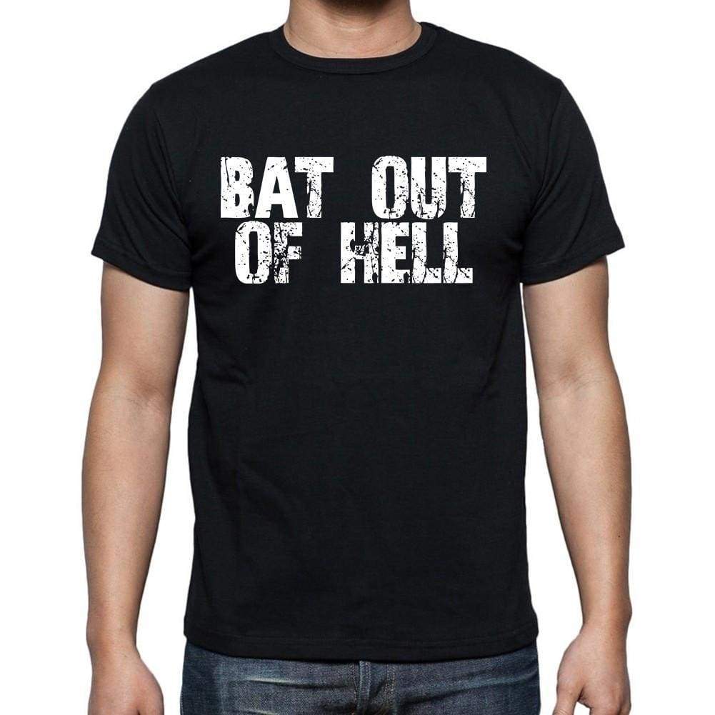 Bat Out Of Hell Mens Short Sleeve Round Neck T-Shirt Black T-Shirt En