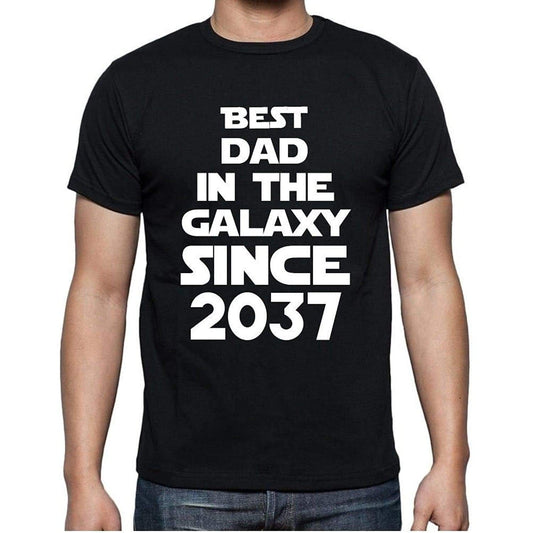Best Dad 2037 Best Dad Mens T Shirt Black Birthday Gift 00112 - Black / Xs - Casual