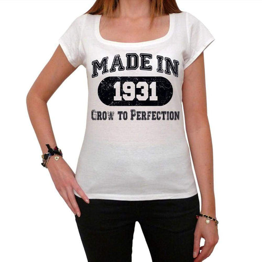 Birthday Gift Made 1931 T-Shirt Gift T Shirt Womens Tee - White / Xs - T-Shirt