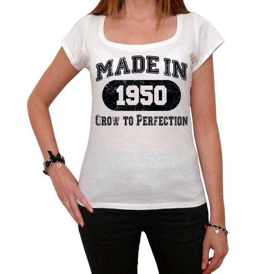 Birthday Gift Made 1950 T-Shirt Gift T Shirt Womens Tee - White / Xs - T-Shirt