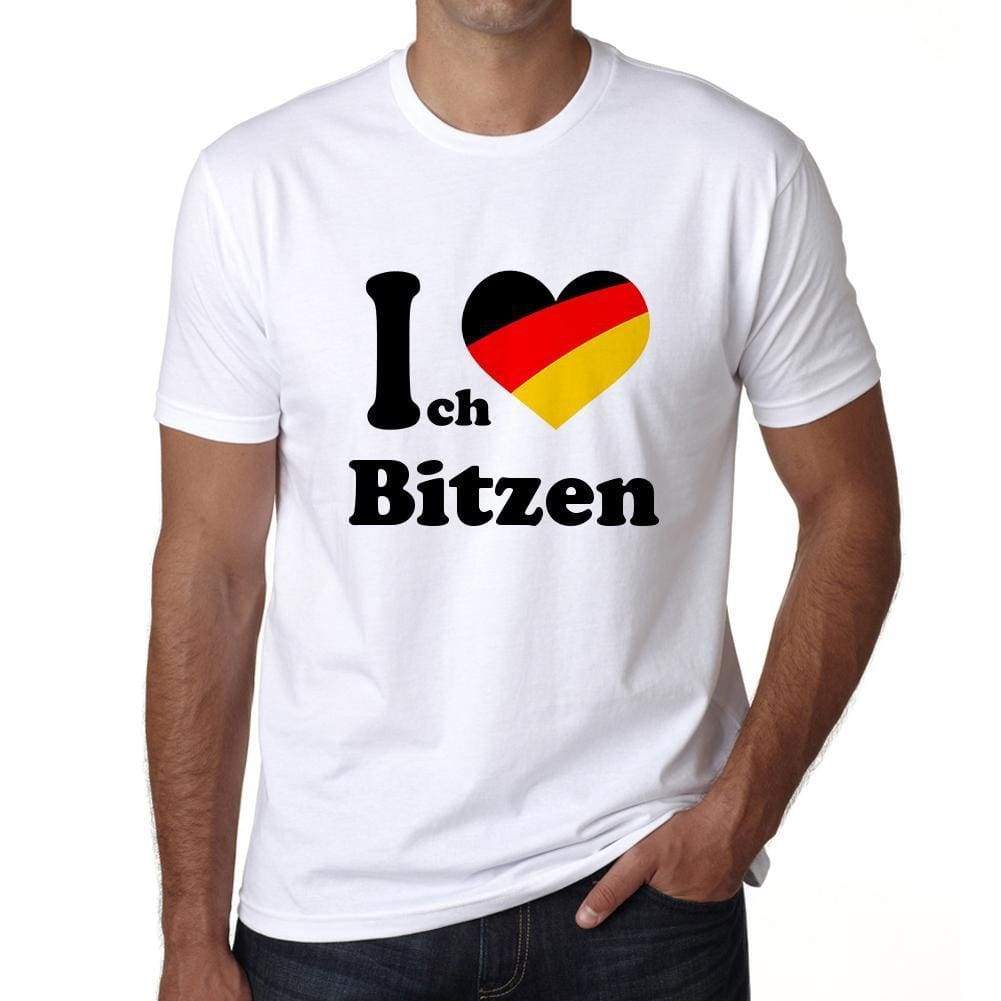 Bitzen Mens Short Sleeve Round Neck T-Shirt 00005 - Casual
