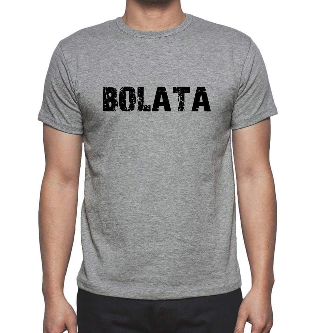 Bolata Grey Mens Short Sleeve Round Neck T-Shirt 00018 - Grey / S - Casual