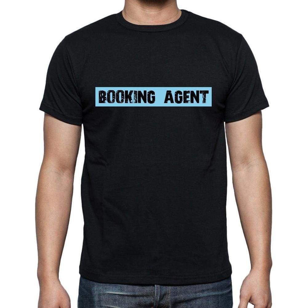 Booking Agent T Shirt Mens T-Shirt Occupation S Size Black Cotton - T-Shirt