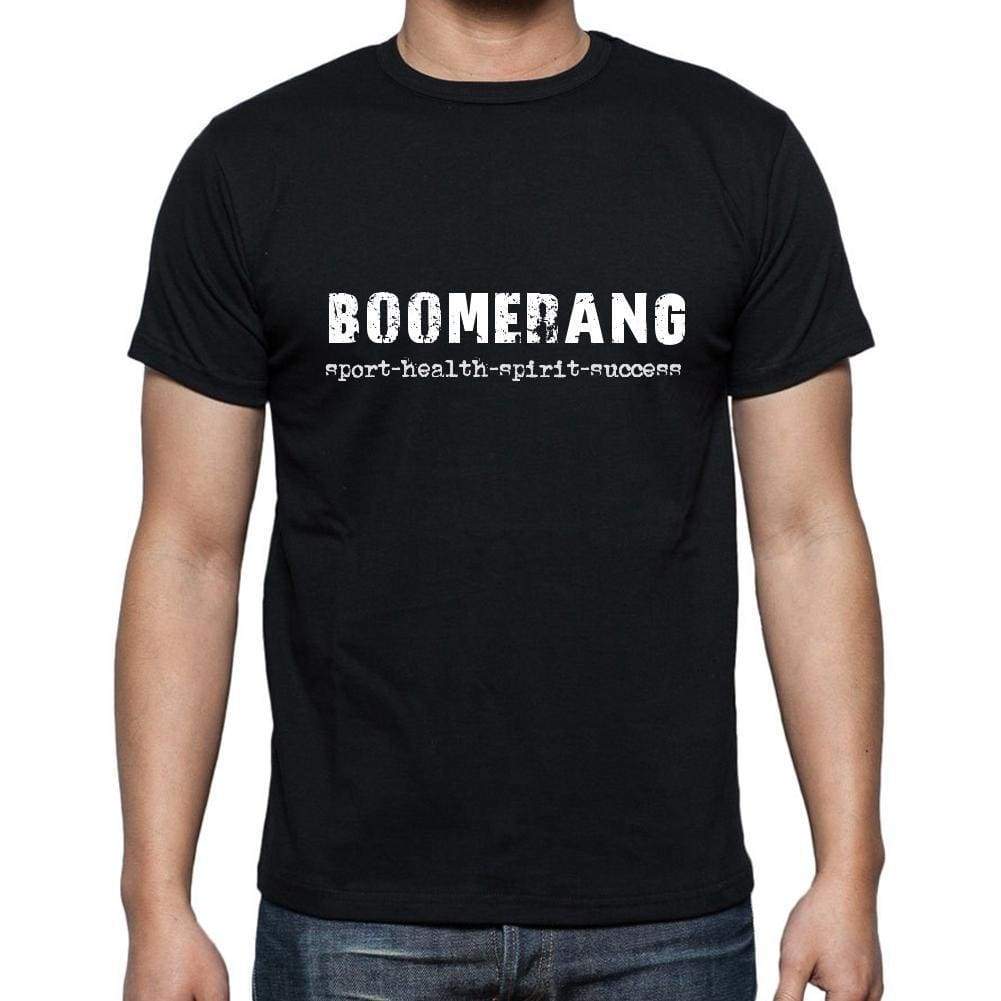 Boomerang Sport-Health-Spirit-Success Mens Short Sleeve Round Neck T-Shirt 00079 - Casual