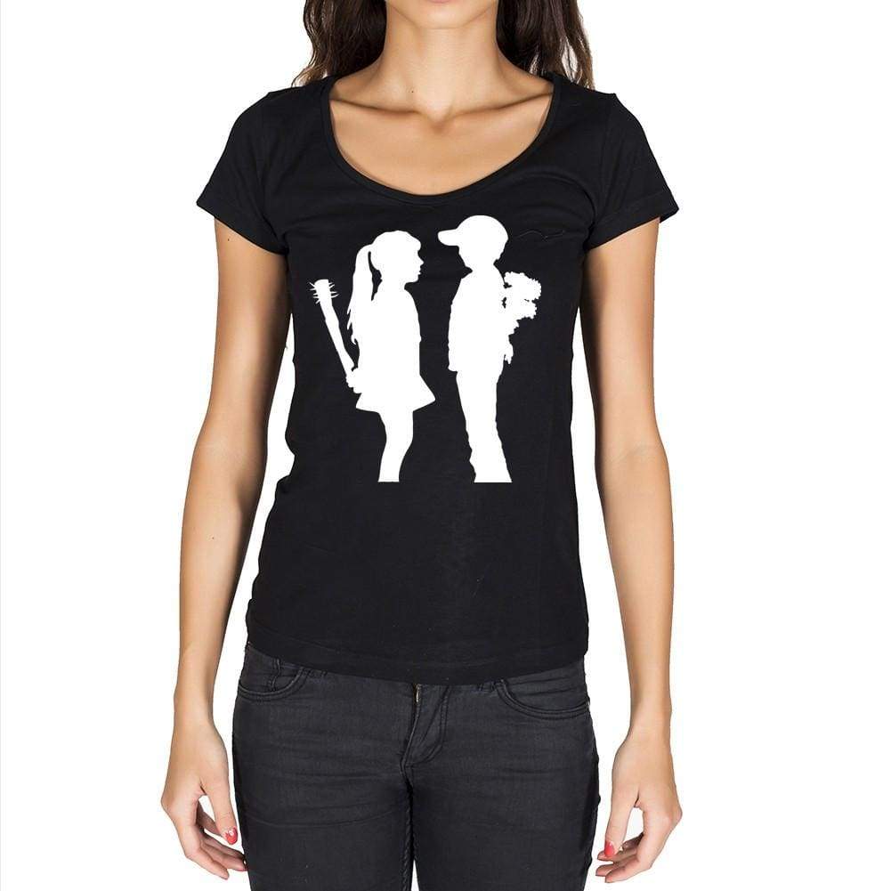 Boy Meets Girl Black Gift Tshirt Black Womens T-Shirt 00190