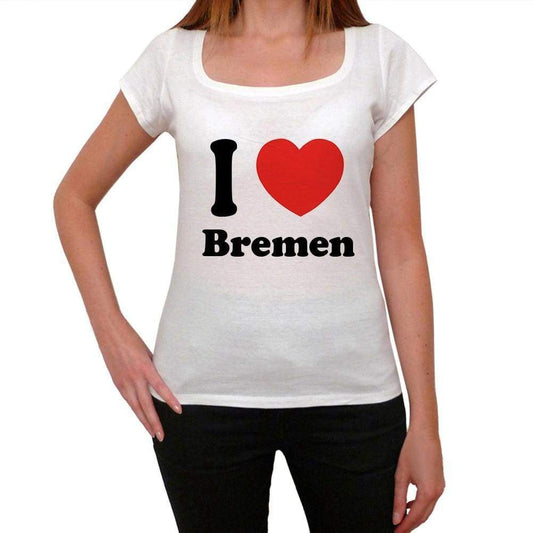 Bremen T Shirt Woman Traveling In Visit Bremen Womens Short Sleeve Round Neck T-Shirt 00031 - T-Shirt