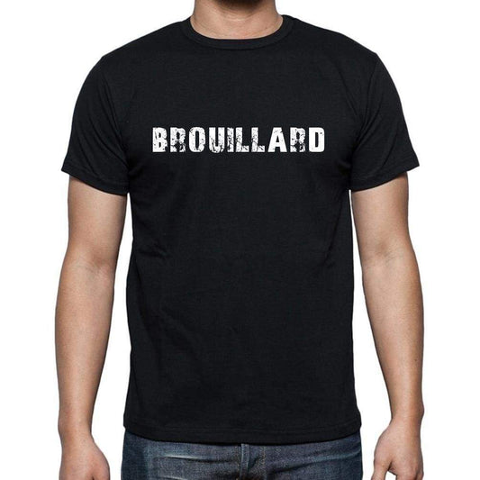Brouillard French Dictionary Mens Short Sleeve Round Neck T-Shirt 00009 - Casual