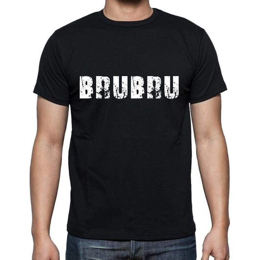 Brubru Mens Short Sleeve Round Neck T-Shirt 00004 - Casual