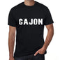 Cajon Mens Retro T Shirt Black Birthday Gift 00553 - Black / Xs - Casual