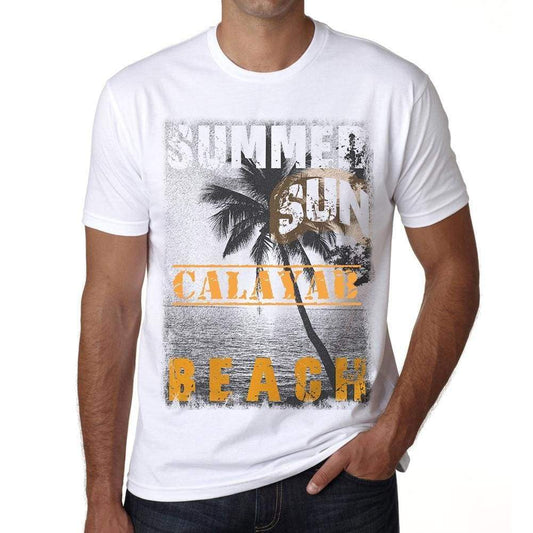 Calayab Mens Short Sleeve Round Neck T-Shirt - Casual