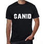 Canid Mens Retro T Shirt Black Birthday Gift 00553 - Black / Xs - Casual
