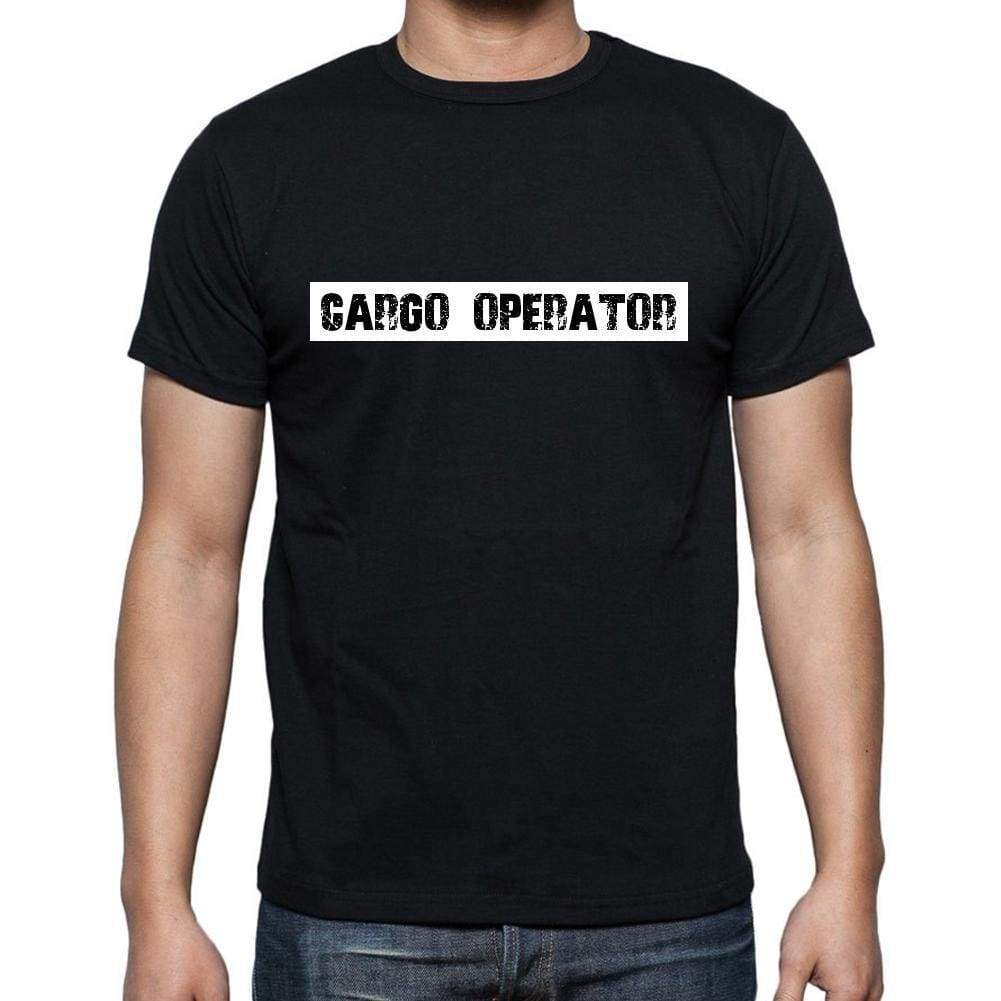 Cargo Operator T Shirt Mens T-Shirt Occupation S Size Black Cotton - T-Shirt