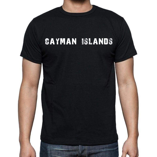 Cayman Islands T-Shirt For Men Short Sleeve Round Neck Black T Shirt For Men - T-Shirt