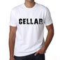 Cellar Mens T Shirt White Birthday Gift 00552 - White / Xs - Casual